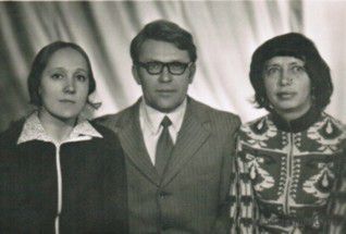 Беляев Л. С. (слево), Андреев О. С., Рудакова Н. П. (1970-е)