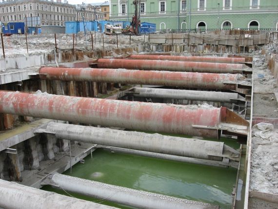 Вид опытного котлована на 30.05.2008
